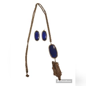 NWOT Kendra Scott necklace and matching earrings